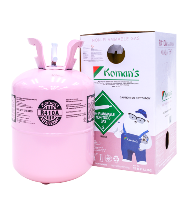 Хладон (фреон) R410А, 11,3кг Koman’s, Фреон