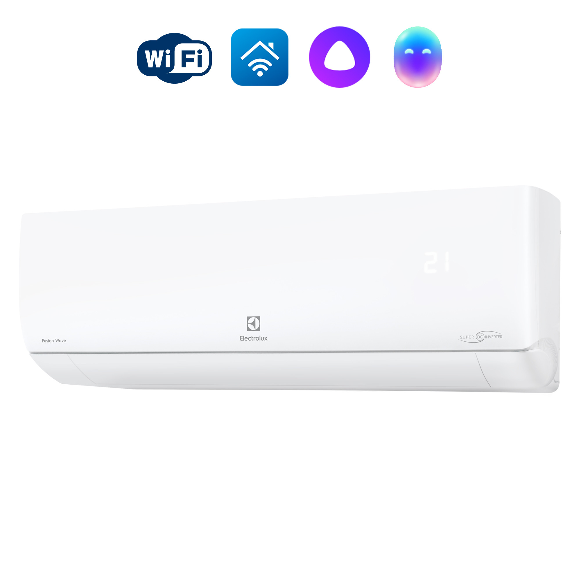 Сплит-система инверторного типа Electrolux Fusion Wave Super DC EACS/I-18HFW/N8 комплект, Бытовые сплит-системы