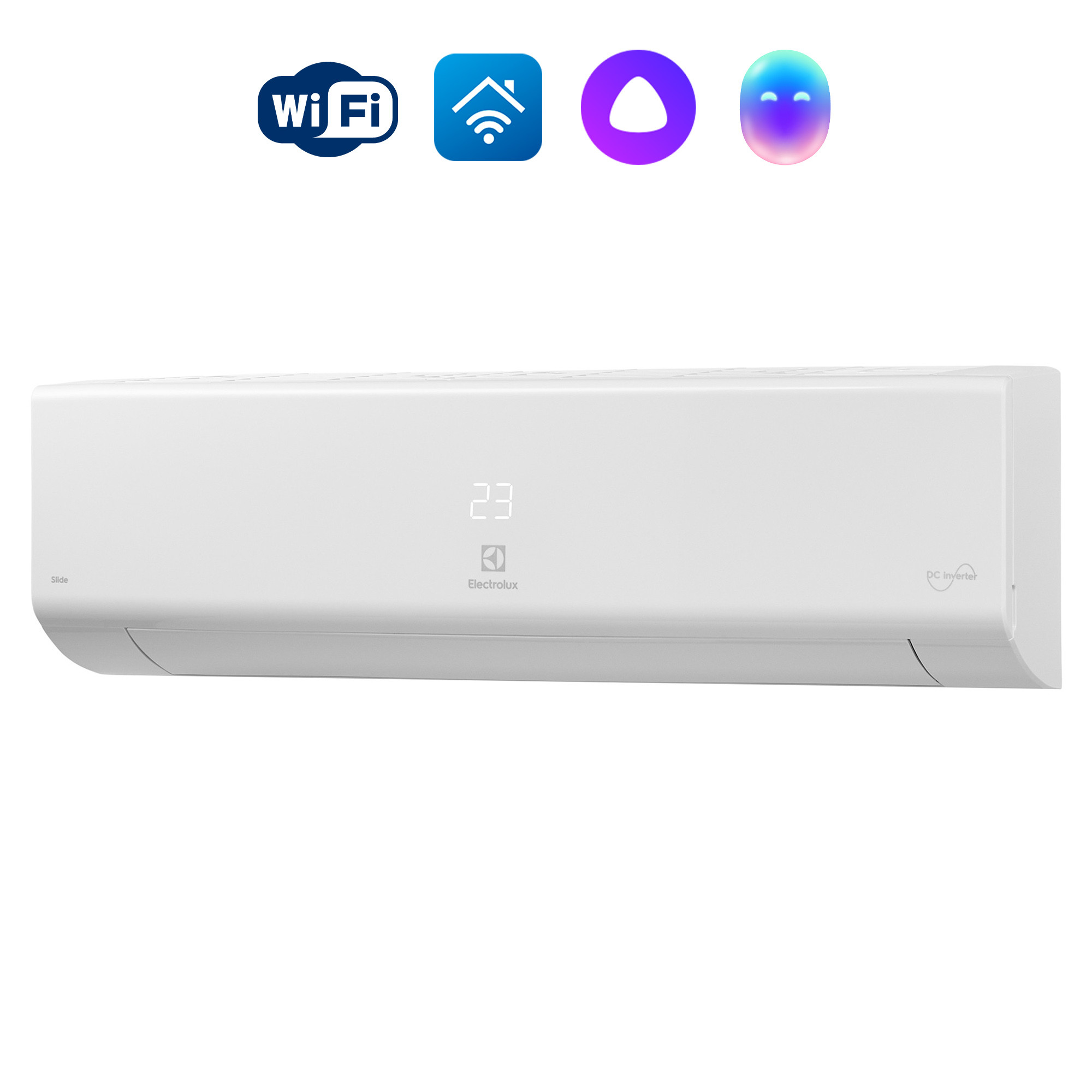 Сплит-система инверторная Electrolux Slide DC EACS/I-12HSL/N8 комплект, Бытовые сплит-системы