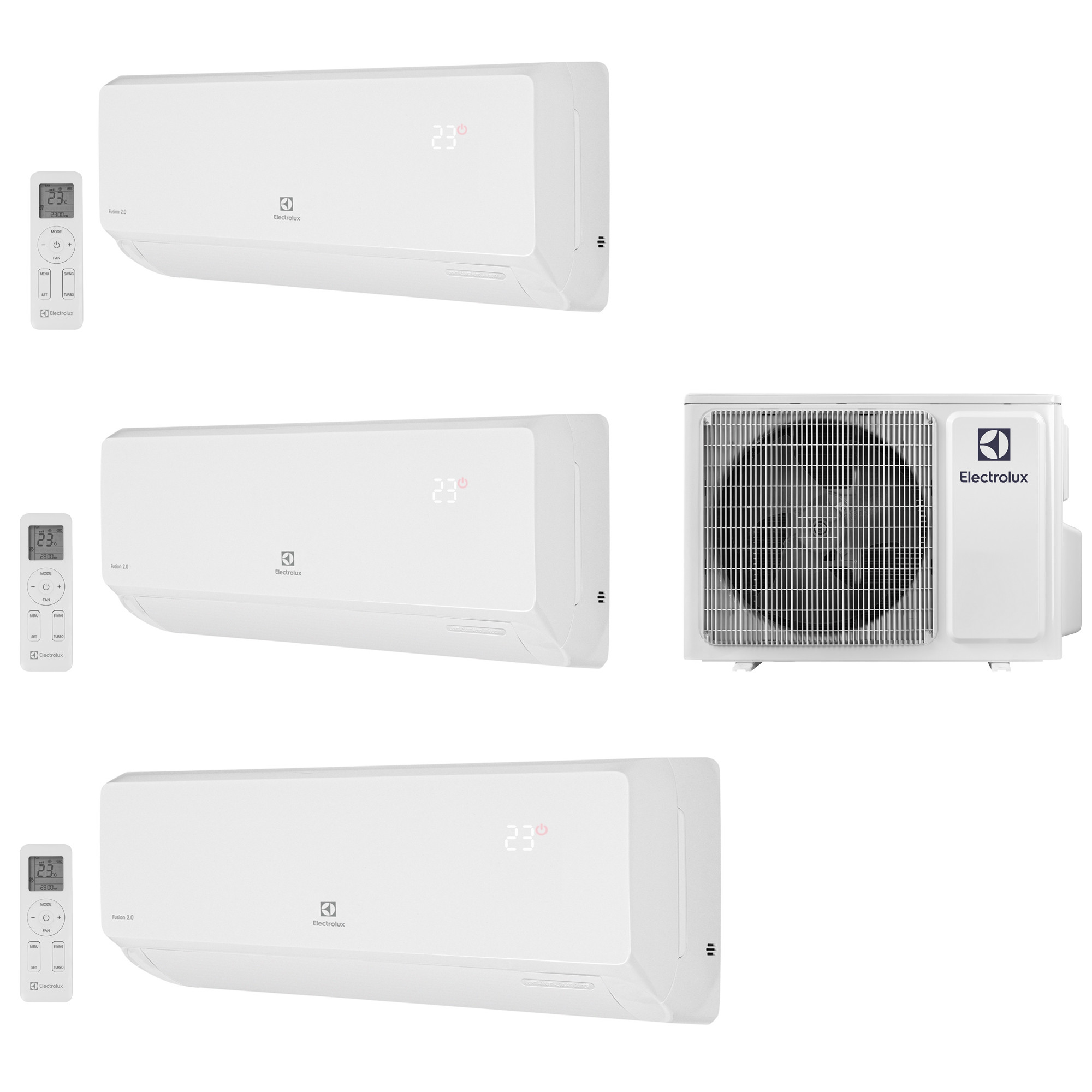 Мульти сплит-система Electrolux EACS/I-12+07+07+07 НMB FMI-28-4/N8_ERP комплект, Мульти сплит-системы