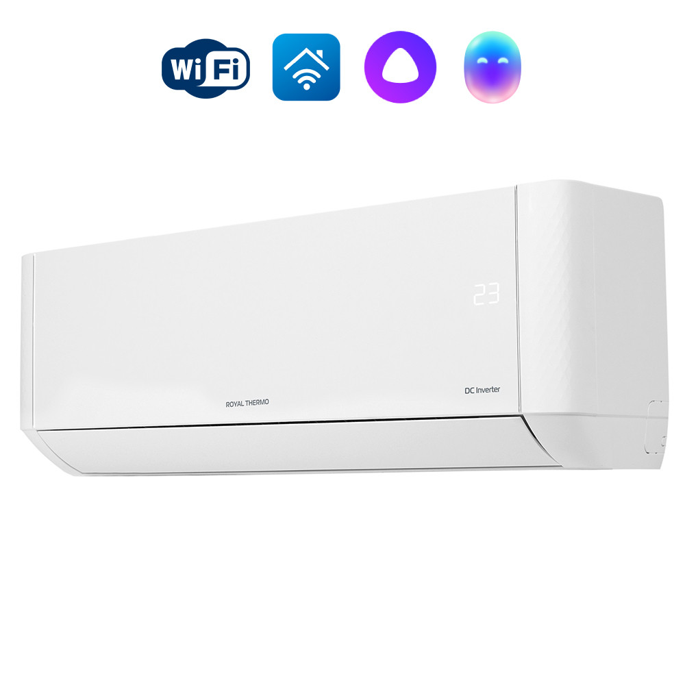 Сплит-система инверторного типа Royal Thermo Barocco DC RTBI-09HN8/white комплект, Бытовые сплит-системы